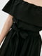 Сукня А-силуету чорна | 6010845 | фото 4