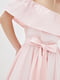 Сукня А-силуету кольору пудри | 6010849 | фото 3