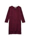 Платье-свитер бордовое | 6015237