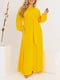 Сукня А-силуету жовта | 6019210