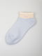 Шкарпетки короткі блакитні | 5927890