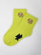 Шкарпетки зелені з малюнком | 5928069