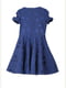 Сукня темно-синя з квітковим принтом | 5928275 | фото 2