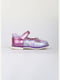 Туфлі фіолетові з квітковим принтом | 6019849 | фото 4