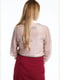 Блуза пудрового кольору з візерунком | 6020904 | фото 2
