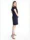 Сукня А-силуету темно-синя | 6020919 | фото 3