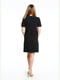 Платье-футляр черное | 6020922 | фото 4