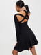 Платье А-силуэта черное | 6021066 | фото 3