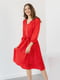 Сукня А-силуету червона у горох | 6023390 | фото 3