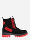 Ботинки черно-красные | 6024635 | фото 3
