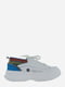 Білі кросівки з контрастними вставками | 6024727 | фото 4