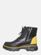 Ботинки черно-желтые | 6025033 | фото 2