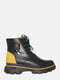 Ботинки черно-желтые | 6025033 | фото 3