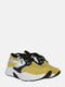 Кроссовки желтые с контрастными вставками | 6025133