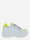 Кросівки білі з контрастним оздобленням | 6025137 | фото 3