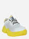 Кроссовки бело-желтые | 6025139 | фото 4