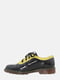 Туфлі чорно-жовті | 6025201 | фото 2