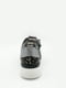 Кроссовки черно-серые с анималистическим принтом | 6025909 | фото 3