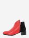Ботинки черно-красные | 6027252 | фото 2