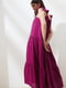 Платье А-силуэта бордовое | 6027496 | фото 2