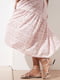 Платье А-силуэта розовое в зигзагообразную полоску | 6027538 | фото 6