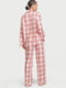 Пижама с начесом: рубашка и брюки | 6028252 | фото 2
