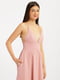 Платье А-силуэта розовое | 6030679 | фото 2