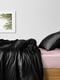 Комплект полуторного постельного белья Satin Black Beige-S 160х220 см | 6032415 | фото 2