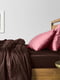 Комплект полуторного постельного белья Satin Chocolate Pudra-P 160х220 см | 6032486 | фото 2