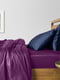 Комплект євро постільної білизни Satin Violet Blue-P 200х220 см  | 6032511 | фото 2