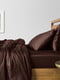 Комплект семейного постельного белья Satin Chocolate 2х160х220 см | 6033024 | фото 2