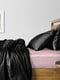 Комплект семейного постельного белья Satin Black Beige-S 2х160х220 см | 6033028 | фото 2