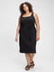 Сукня А-силуету чорна | 6033093 | фото 3