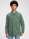 Куртка-рубашка зеленая | 6033110 | фото 4