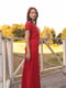 Платье красное с рисунком | 5776891 | фото 11