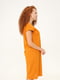 Сукня гірчичного кольору з вишивкою | 6030781 | фото 4