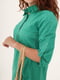 Платье-рубашка зеленое | 6030783 | фото 2