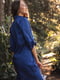 Платье-рубашка синее | 6030785 | фото 3