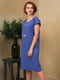 Сукня синя з вишивкою | 6030787 | фото 3
