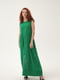 Сукня А-силуету зелена з вишивкою | 6030790 | фото 2