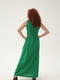 Сукня А-силуету зелена з вишивкою | 6030790 | фото 5