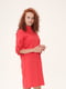 Платье-рубашка красное | 6030827 | фото 5