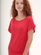 Платье-футболка красное | 6030830 | фото 4