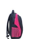 Рюкзак серо-розовый с принтом | 6033841 | фото 2