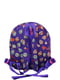 Рюкзак фиолетовый с принтом | 6033846 | фото 3