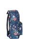 Рюкзак синий с принтом | 6033857 | фото 2