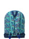 Рюкзак сине-зеленый с принтом | 6033926 | фото 2