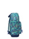 Рюкзак синьо-зелений із принтом | 6033926 | фото 3