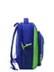 Рюкзак сине-зеленый с принтом | 6033928 | фото 4