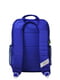 Рюкзак сине-зеленый с принтом | 6033928 | фото 6